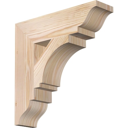 Ekena Millwork Imperial Traditional Smooth Bracket, Douglas Fir, 3 1/2"W x 14"D x 14"H BKT04X14X14IMP01SDF